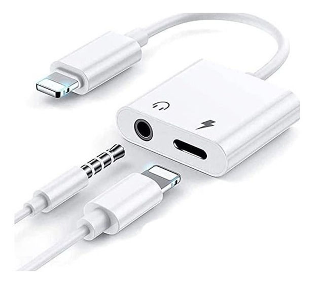 Cable Adaptador Lightning Auriculares Jack Compatible iPhone