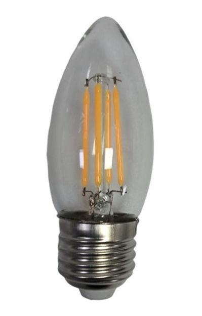 Imagen de Lampara Led Vintage Multifilamento Calida Vela E27
