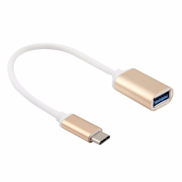 Zona Gadget. Cable Usb 3.1 Tipo C A Usb Hembra 3.0 15cm Otg