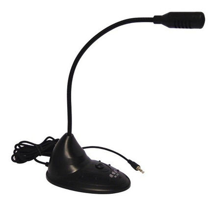 Imagen de Microfono Pc Computadora- Celular Boton/silencio Jack 3.5mm