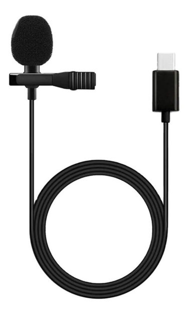 Imagen de Microfono Solapero Lavalier Para Celular Conector Tipo C