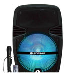 Imagen de Parlante Activo 12  Bluetooth Usb Aux Fm C/batería Micrófono
