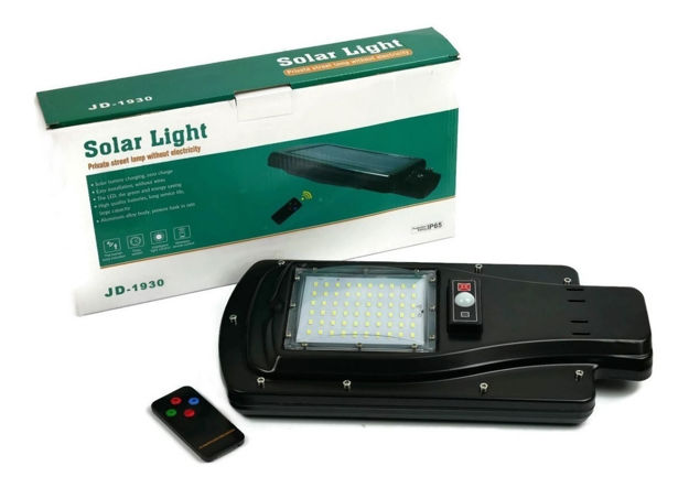 Imagen de Foco Led Luminaria Solar Con Sensor Movimiento 30w