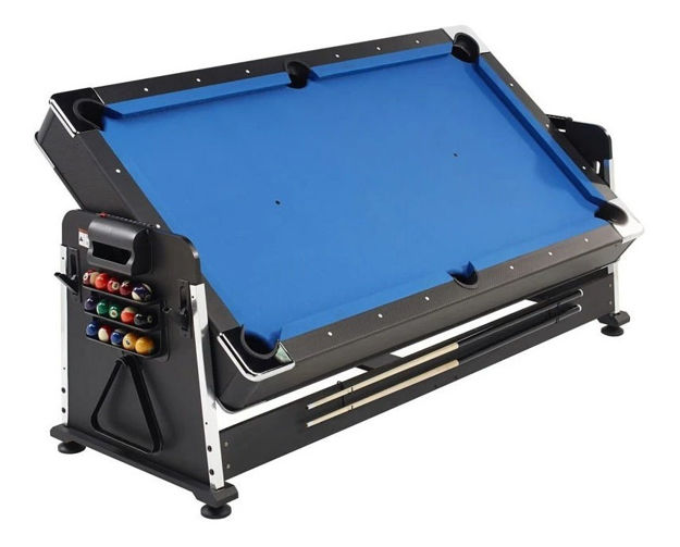 Imagen de Mesa Giratoria De Pool 4 En 1  Ping Pong-tejo-mesa Comedor