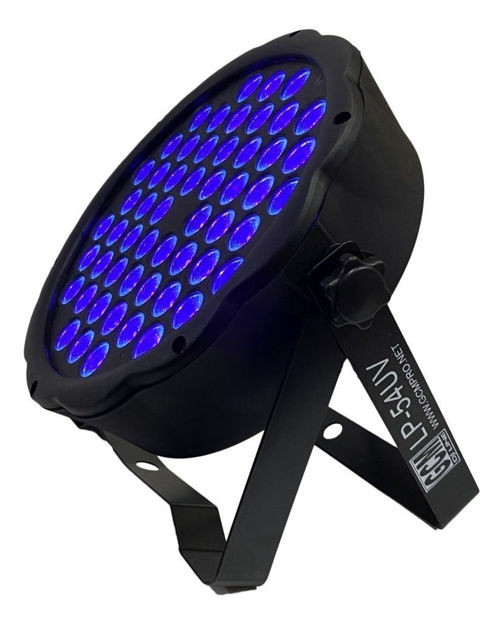 Imagen de Tacho Par Led Dmx Lp54uv 54 Led Luz Negra