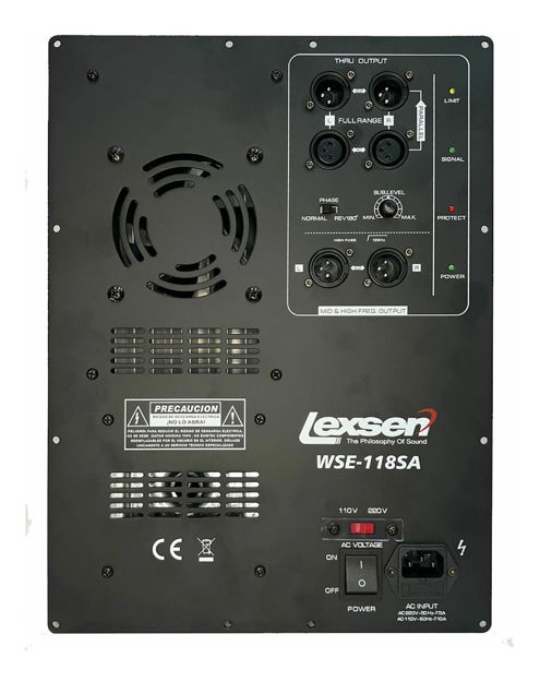 Imagen de Módulo Subwoofer  Amplificador Lexsen Wse118a 500w Completo