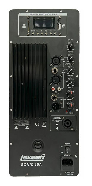 Imagen de Módulo Amplificador Para Bafle /  Usb Fm Btooth