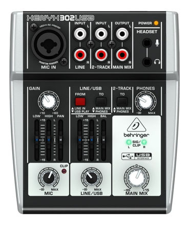 Imagen de Consola Behringer 302usb Xenyx De Mezcla 100v/240v