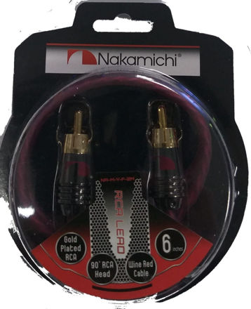 Imagen de Cable Adaptador 1 Rca Hembra  A 2 Rca Macho Nakamichi