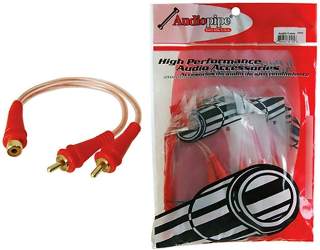 Imagen de Cable Adaptador 1 Rca Hembra A 2 Rca Macho