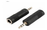 Imagen de Adaptador Jack 1/4 A Plug Spica Stereo O Mono 2 Unidades