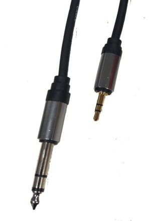 Imagen de Cable Spica A 1/4 Stereo Metalicos 3m Calidad A