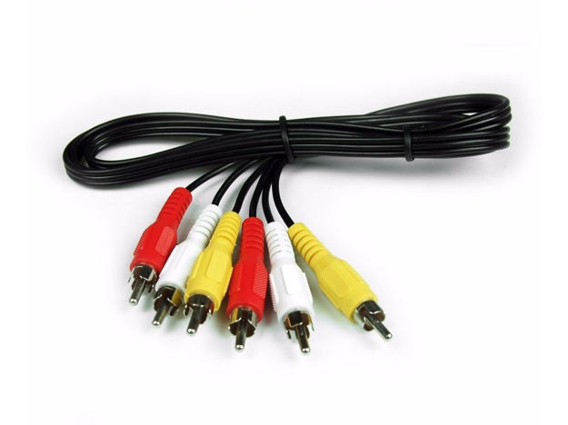 Imagen de Cable 3 Rca A 3 Rca  Audio Y Video 1.5 Metros X2