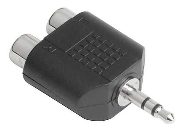 Imagen de Adaptador Doble Jack Rca A Plug Spica Stereo
