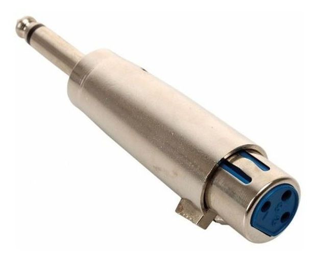 Imagen de Adaptador Cannon Hembra A Plug 1/4 Macho Mono