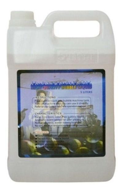 Imagen de Liquido Para Maquina De Burbujas Alta Calidad  5 Litros
