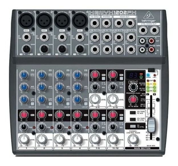 Imagen de Consola Behringer Xenyx 1202fx 12 In 4 Mic  4 St Efectos Eq