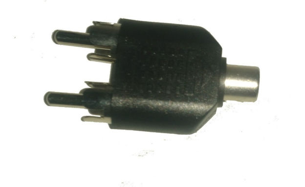 Imagen de Adaptador 2 Rca Macho A Spica 3.5 Hembra