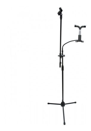 Imagen de Jirafa De Pie Para  Microfono Con Soporte Para Tablet