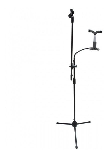 Imagen de Jirafa De Pie Para  Microfono Con Soporte Para Tablet