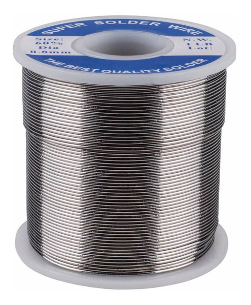 Imagen de Estaño Tipo Fideo Profesional Marca Nippon 60/40 0.8mm 500g