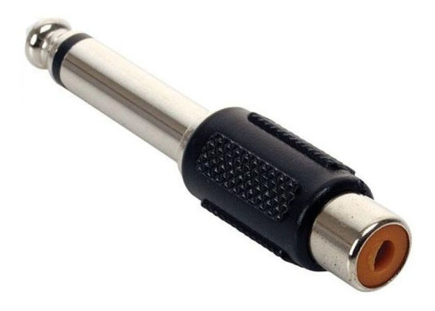 Imagen de Adaptador Jack Rca A Plug 1/4 Mono X 2 Unidades