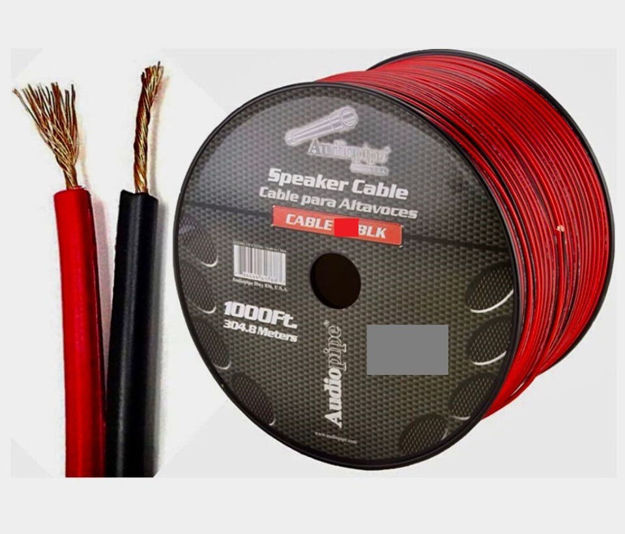 Imagen de Cable Gemelo Polarizado Auidopipe 1mm  10 Metros