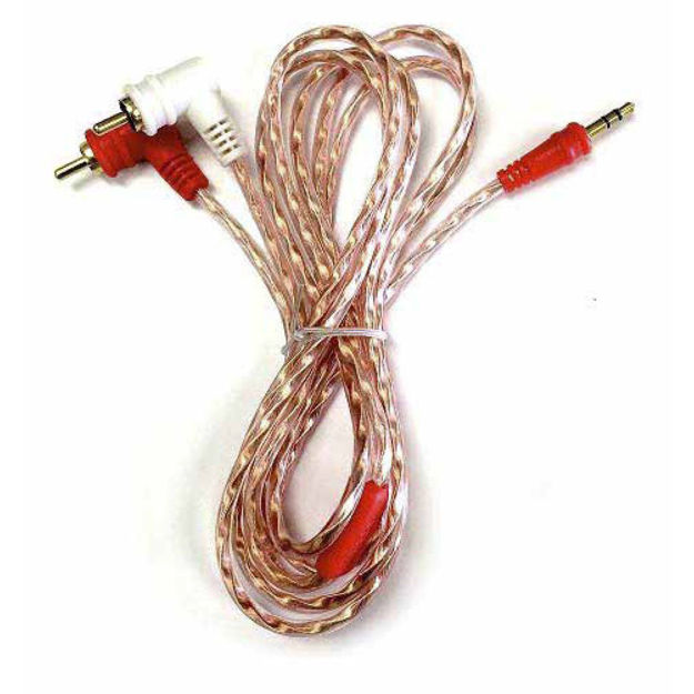 Imagen de Cable 2 Rca A Spica Acodado 1.80 Metros Audiopipe