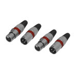 Imagen de CONECTORES CANON MACHO O HEMBRA COLORES 100% METAL