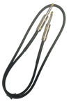 Imagen de CABLE PLUG 1/4 A PLUG 1/4 MONO ALTA CALIDAD 1 METRO GCM PRO