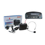 Imagen de PARLANTE AMPLIFICADOR PORTÁTIL MINI  CON VINCHA FM/BT/USB/TF/AUX/EQ/CR