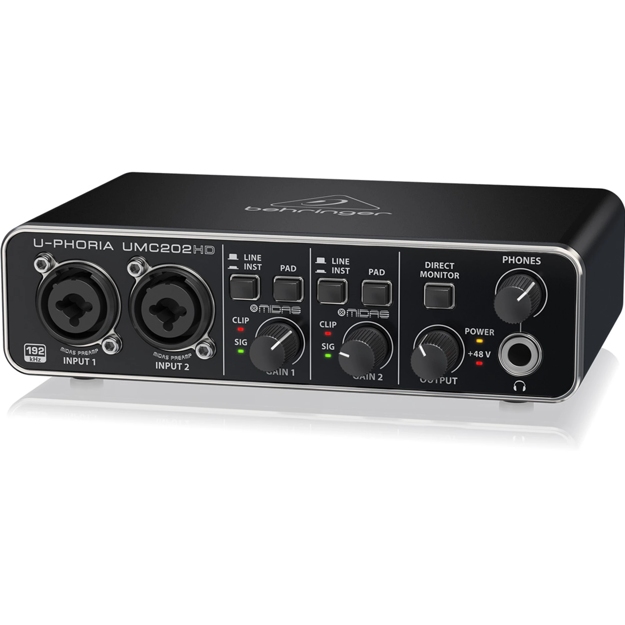 Imagen de Interfase De Audio Para Estudio Behringer Umc202hd