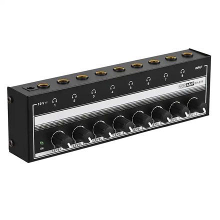 Imagen de AMPLIFICADOR PARA AURICULARES ULTRA COMPACTO 8 CANALES