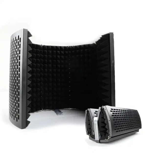 Imagen de CABINA ACUSTICA ASILANTE PARA MICROFONO DE GRABACION