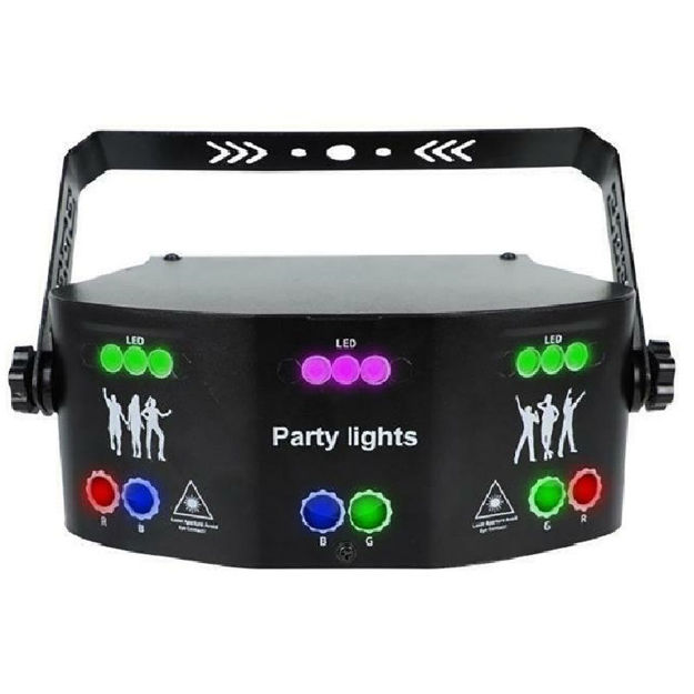 Imagen de LASER 6 BOCAS RGB 2 EN 1 CON EFECTO LED