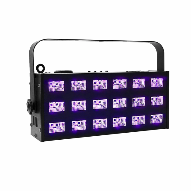 Imagen de BAÑADOR LUZ NEGRA LED PLS 18PCS CON DMX