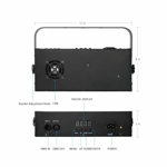 Imagen de BAÑADOR LUZ NEGRA LED PLS 18PCS CON DMX