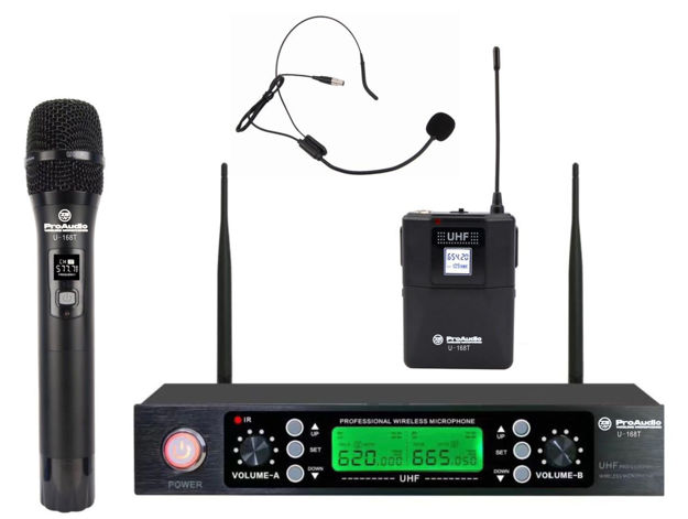 Imagen de MICRO. INALAMBRICO F.VARIABLE UHF PROF. MANO,VINCHA/SOLAPA