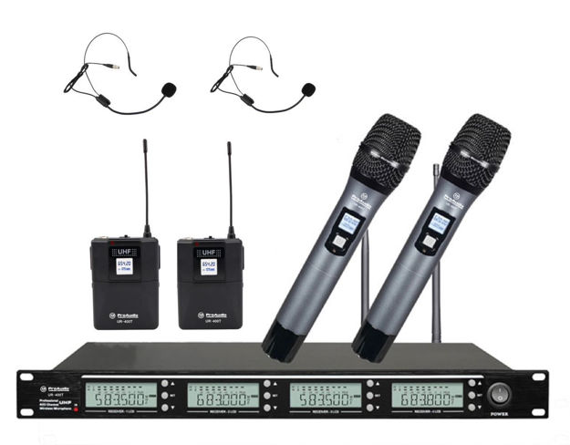 Imagen de MICRO. INALAMBRICO FREC.VARIABLE UHF PROF. X2 VINCHA X2 MANO