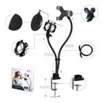 Imagen de SOPORTE 2 EN 1 PARA MICROFONO / CELULAR CON MORSA
