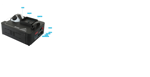 Imagen de Maquina De Humo 1500watts Vertical Geyser Con Led Rgb