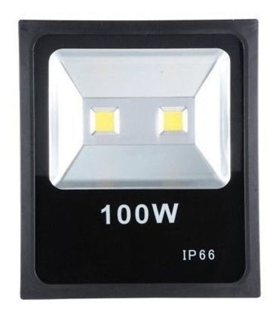 Imagen de Foco De Led Luminaria 100w Ip66 Para Jardín Y Exteriores.