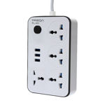 Imagen de ADAPTADOR UNIVERSAL 3 USB + 4 CONECTORES 220V