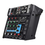 Imagen de Consola Mixer 4 Canales Potenciada Interfaz Usb/bt/phantom