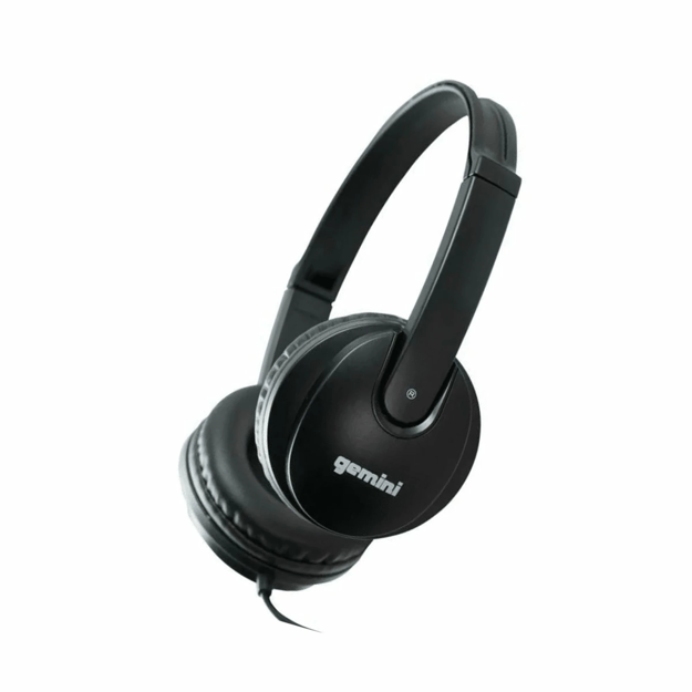 Imagen de AURICULARES DJ GEMINI NEGROS DJX200BK
