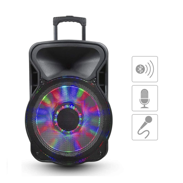 Imagen de PARLANTE ACTIVO PORTÁTIL BLUETOOTH KTS1161 15" CON MICRÓFONO