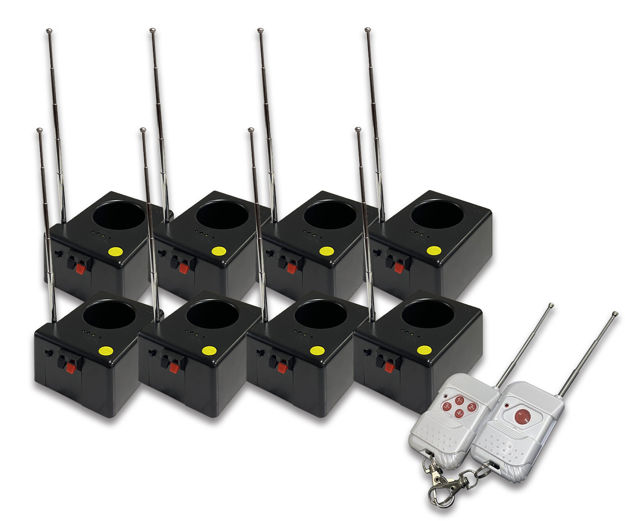 Imagen de Fuego frio lanza chispa spark Kit 8 disparadores GCM GFX8
