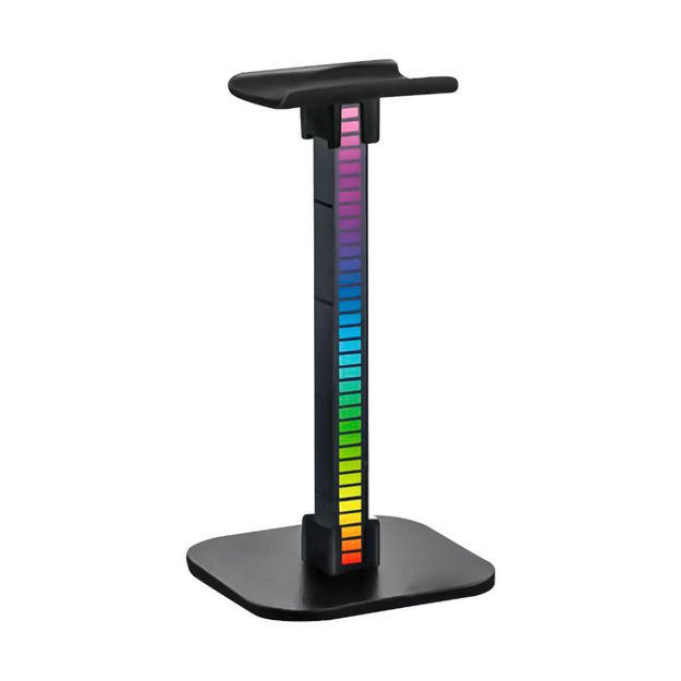 Imagen de SOPORTE LED RGB AUDIORITMICO PARA AURICULARES