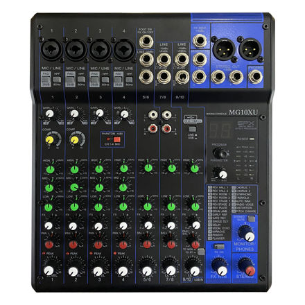 Imagen de CONSOLA MG10XU 10 CANALES CON TARJETA DE SONIDO USB