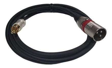 Imagen de CABLE CANON XLR MACHO A RCA 6MTS